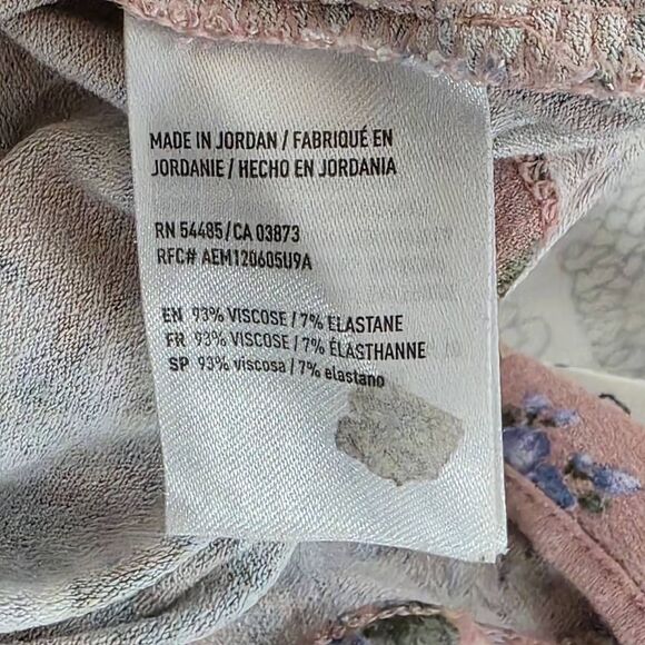 American Eagle XS Floral Soft & Sexy Crepe Tank - Picture 6 of 7